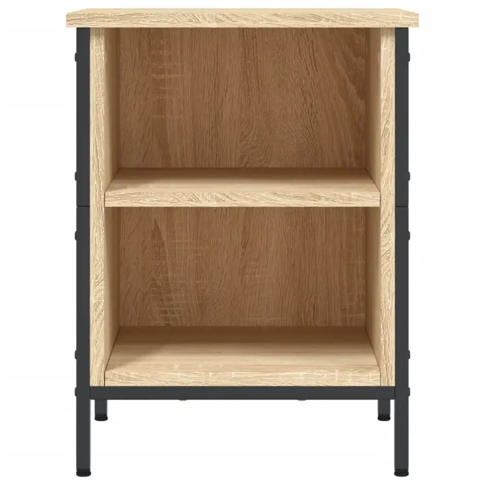 Schoenenkast 38x35x50 cm bewerkt hout sonoma eikenkleurig - Schoenenrekken