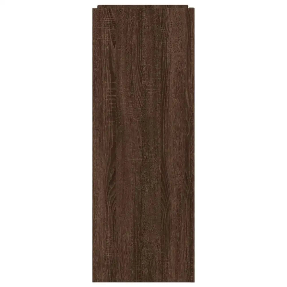 Schoenenkast 52x37,5x100 cm bewerkt hout bruin eikenkleurig - Schoenenrekken