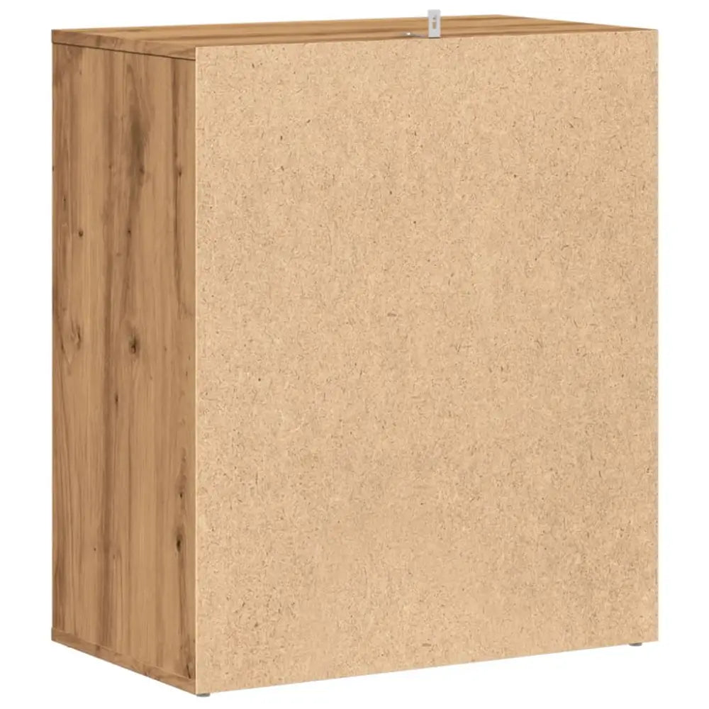 Schoenenkast 60x35x70 cm bewerkt hout artisanaal eikenkleur - Schoenenrekken