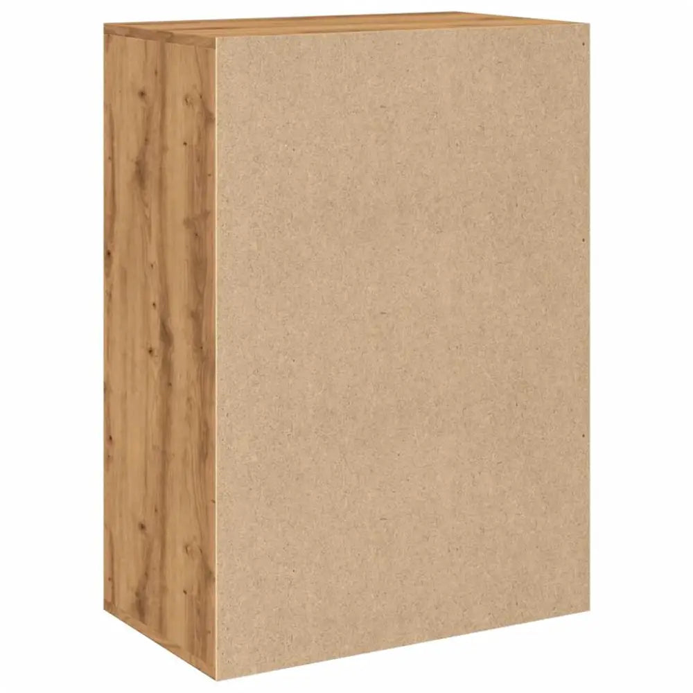 Schoenenkast 60x35x84 cm bewerkt hout artisanaal eikenkleur - Schoenenrekken