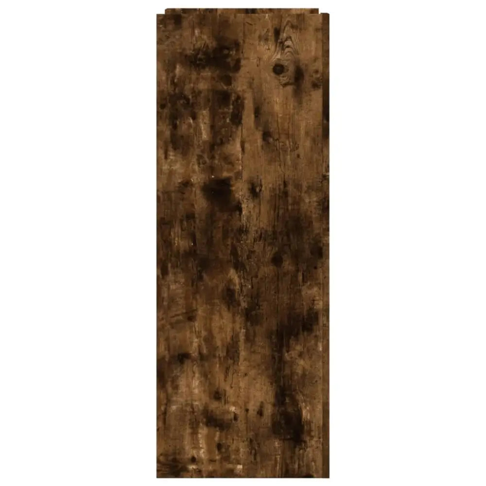 Schoenenkast 74,5x37,5x100 cm bewerkt hout gerookt eikenkleurig - Schoenenrekken