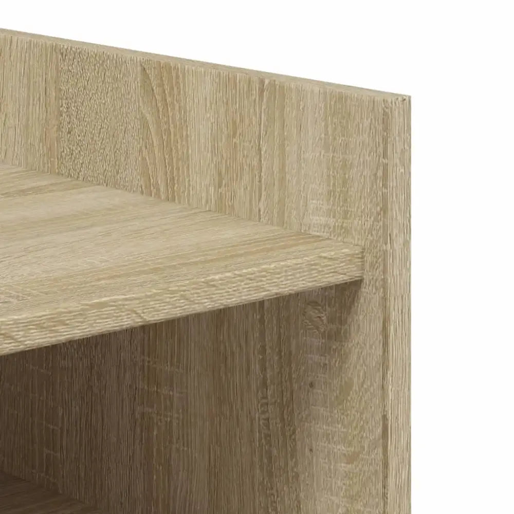 Schoenenkast 74,5x37,5x100 cm bewerkt hout sonoma eikenkleurig - Schoenenrekken