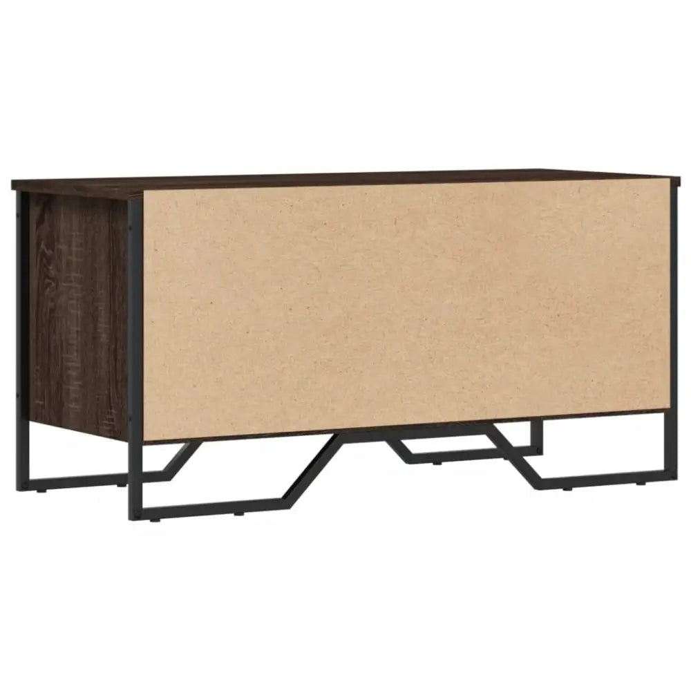 Schoenenkast 90x38x45,5 cm bewerkt hout bruin eikenkleurig - Schoenenrekken