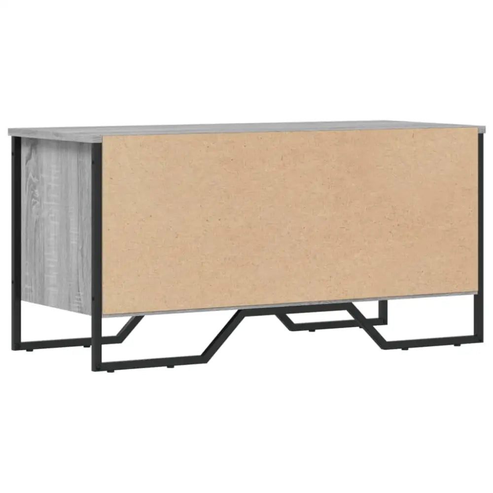 Schoenenkast 90x38x45,5 cm bewerkt hout grijs sonoma eikenkleur - Schoenenrekken