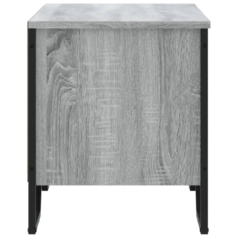 Schoenenkast 90x38x45,5 cm bewerkt hout grijs sonoma eikenkleur - Schoenenrekken