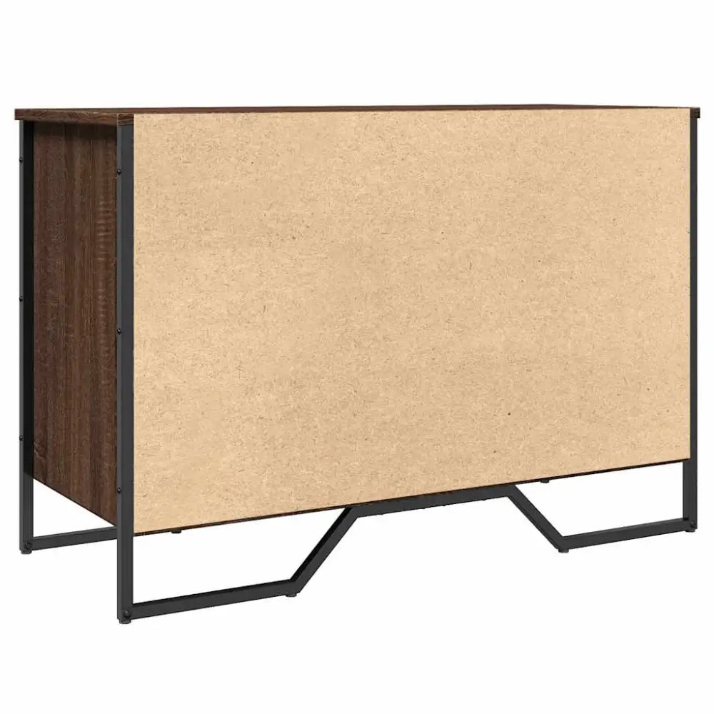 Schoenenkast 90x38x61,5 cm bewerkt hout bruin eikenkleurig - Schoenenrekken