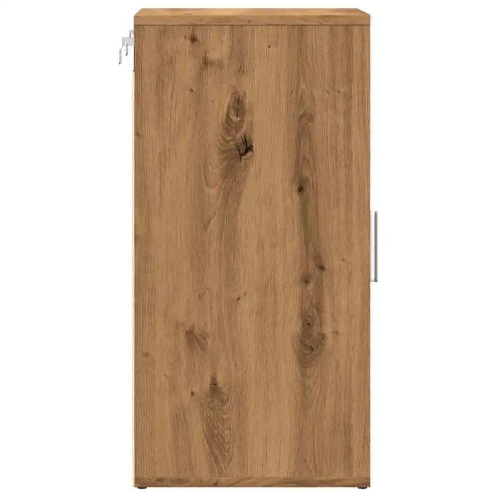 Schoenenkasten 2 st 32x35x70 cm bewerkt hout artisanaal eiken - Schoenenrekken