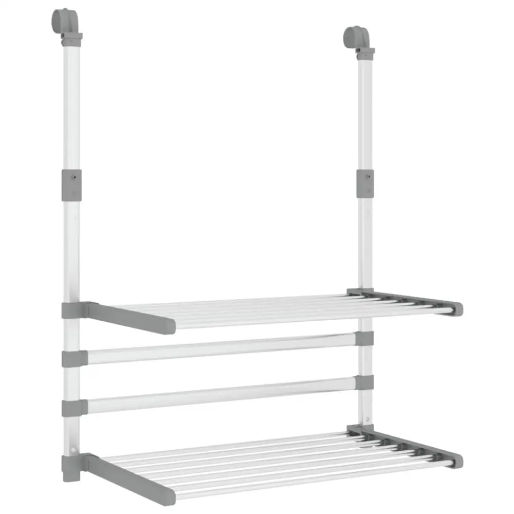 Droogrek voor balkon 54x25x42 cm aluminium - Droogrekken