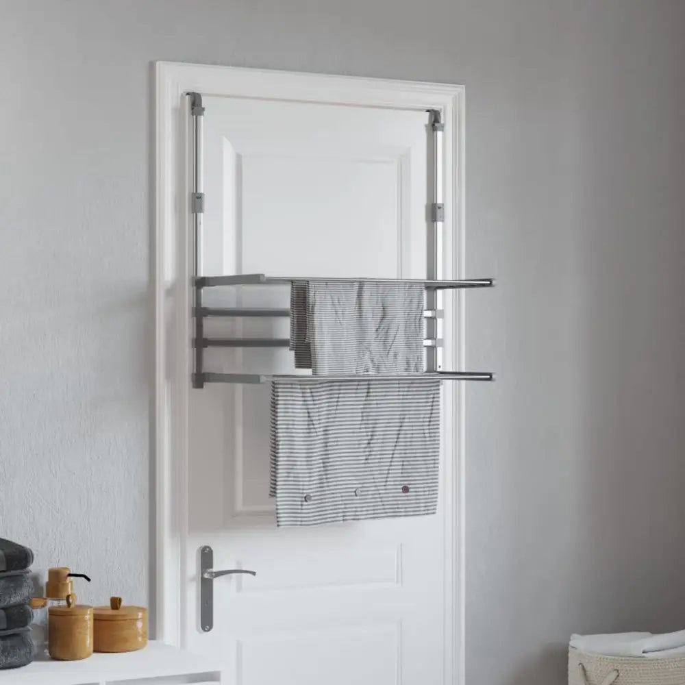 Droogrek voor balkon 89x25x(60-95) cm aluminium - Droogrekken