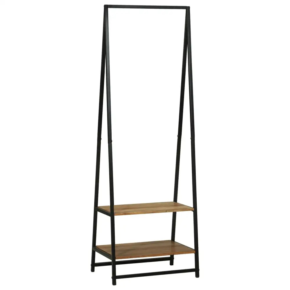 Kledingrek 60x45x180 cm Massief Hout Acacia - Schoenenrekken