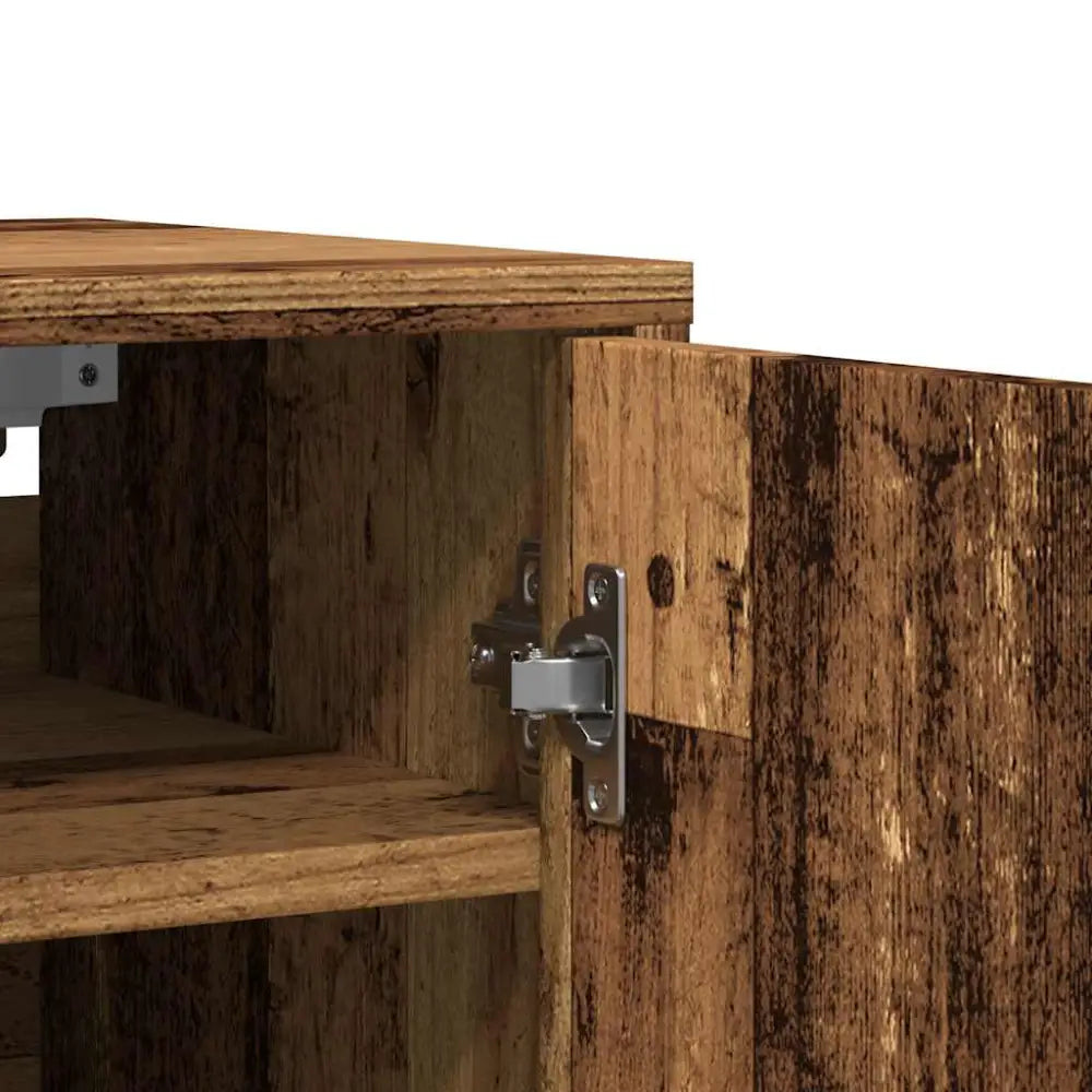 Mooie Schoenenkasten van Bewerkt Hout - Schoenenrekken