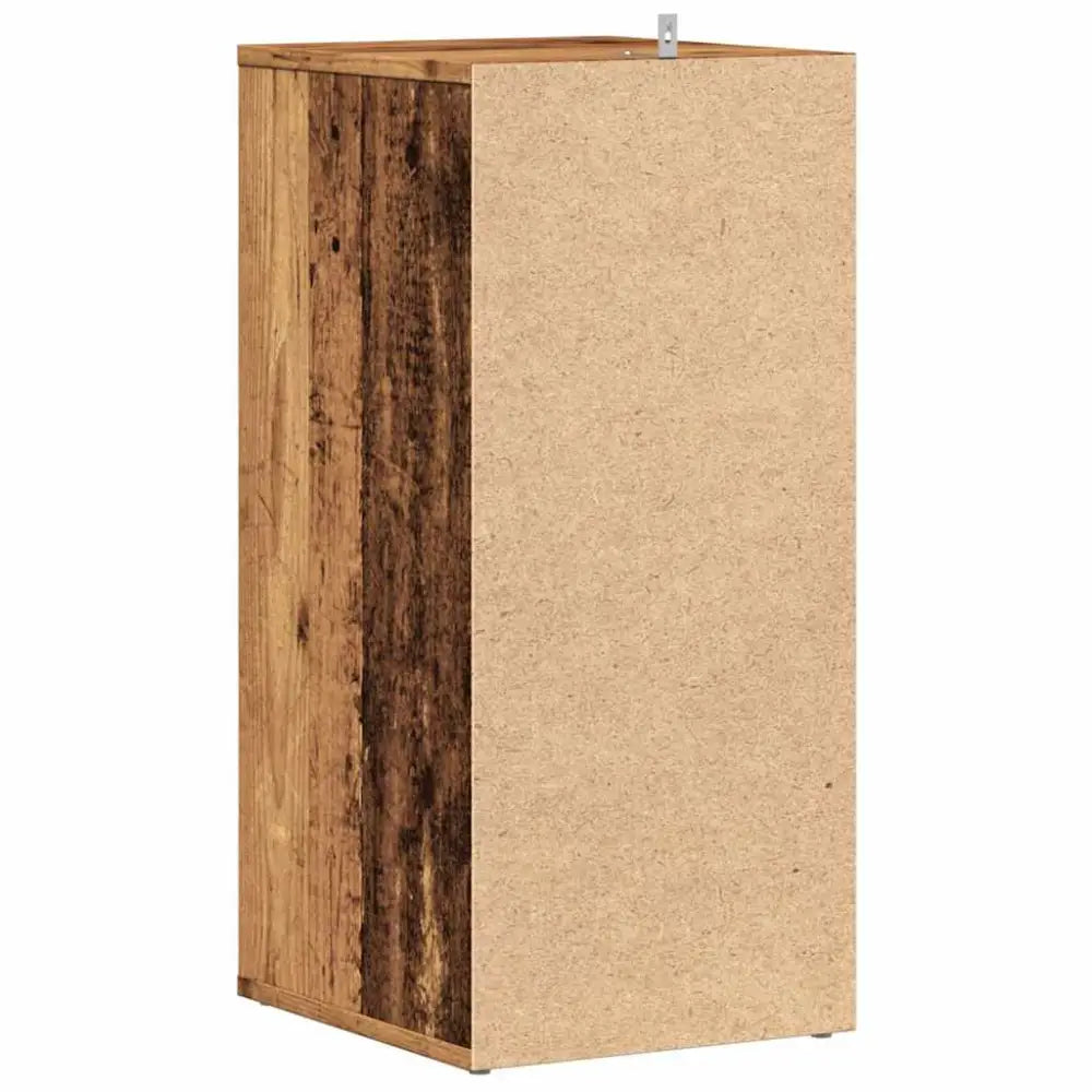 Schoenenkast 32x35x70 cm bewerkt hout oud houtkleurig - Schoenenrekken