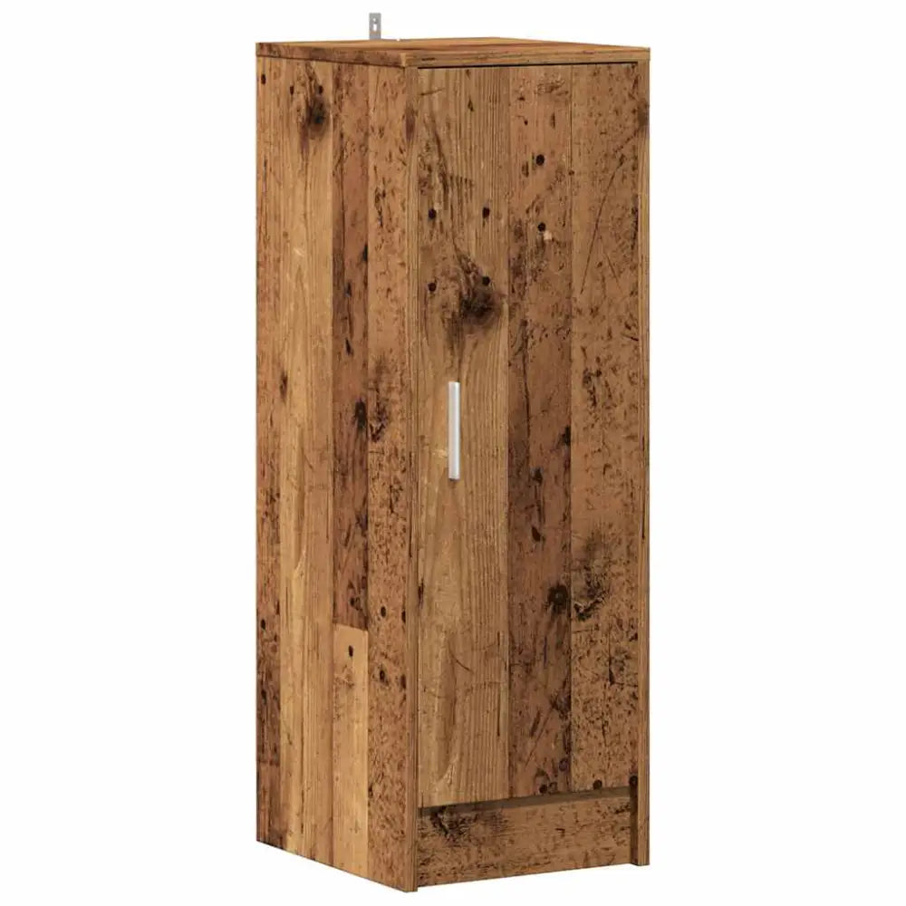 Schoenenkast 32x35x92 cm bewerkt hout oud houtkleurig - Schoenenrekken