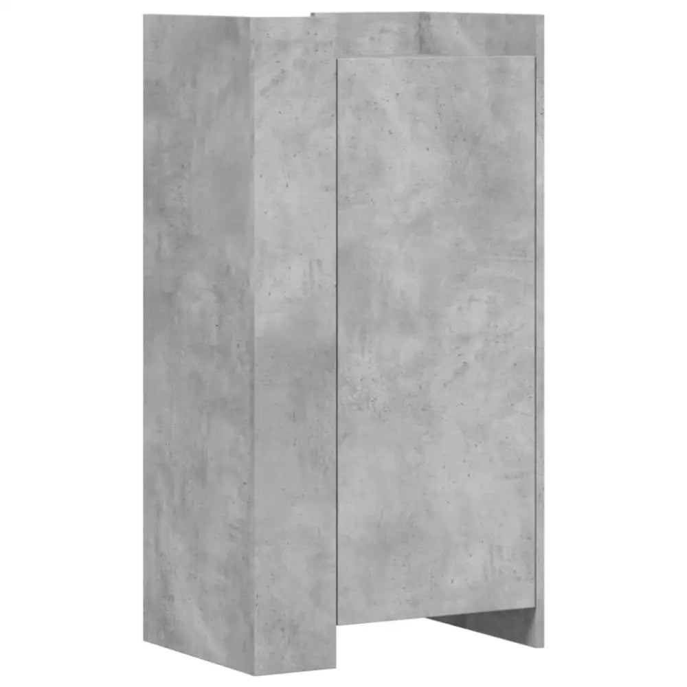 Schoenenkast 52x37,5x100 cm bewerkt hout betongrijs - Schoenenrekken