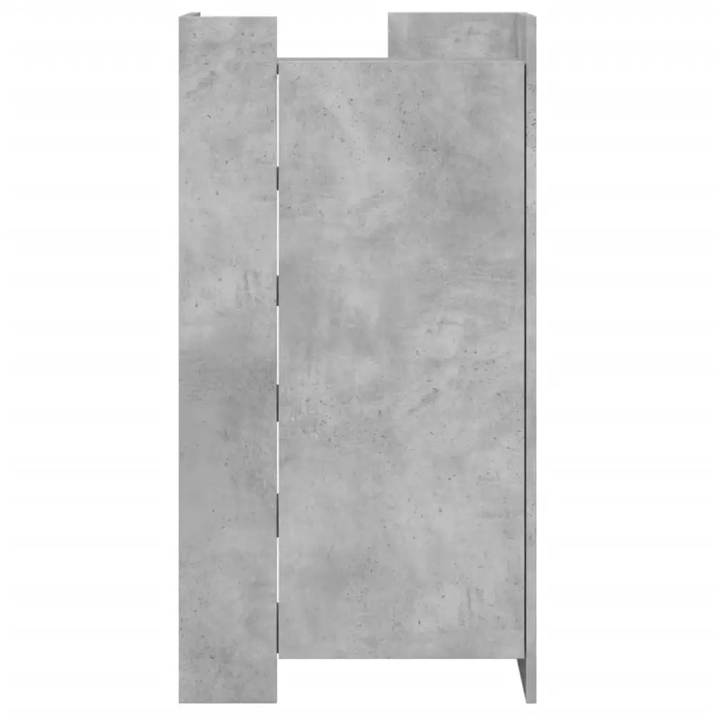 Schoenenkast 52x37,5x100 cm bewerkt hout betongrijs - Schoenenrekken