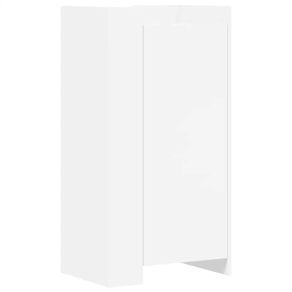 Schoenenkast 52x37,5x100 cm bewerkt hout wit - Schoenenrekken