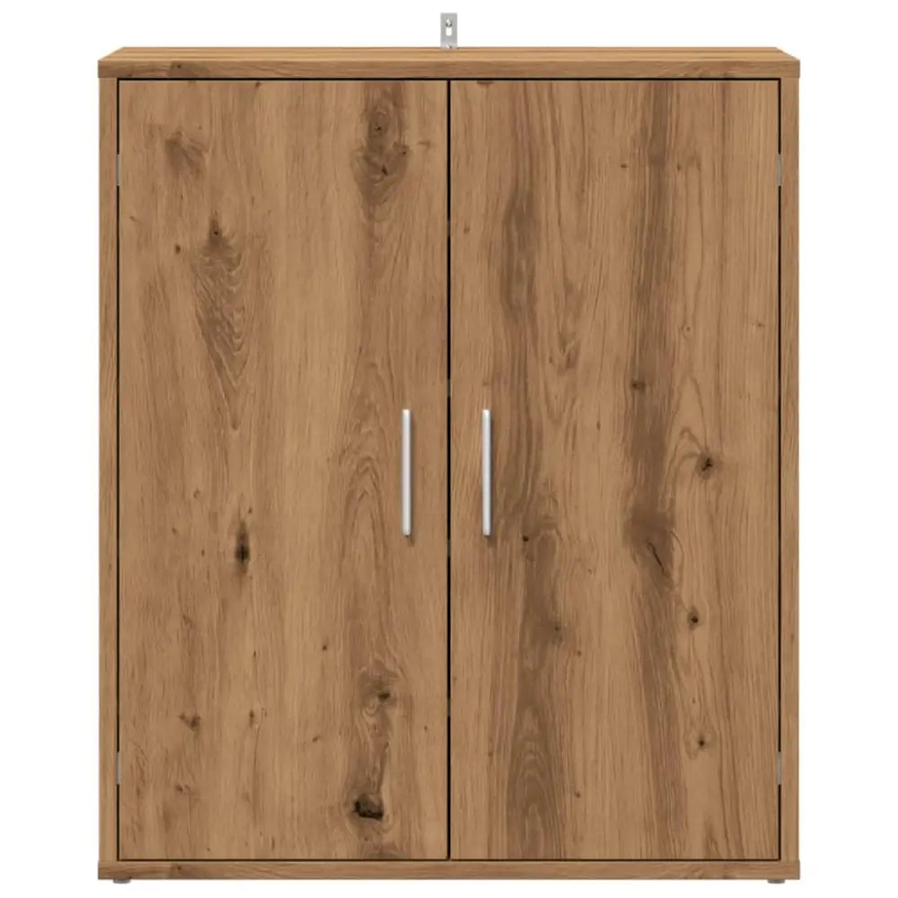 Schoenenkast 60x35x70 cm bewerkt hout artisanaal eikenkleur - Schoenenrekken