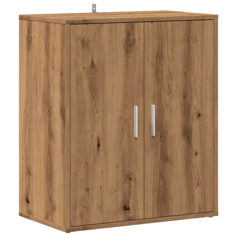 Schoenenkast 60x35x70 cm bewerkt hout artisanaal eikenkleur - Schoenenrekken