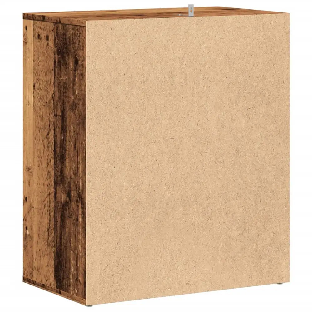 Schoenenkast 60x35x70 cm bewerkt hout oud houtkleurig - Schoenenrekken
