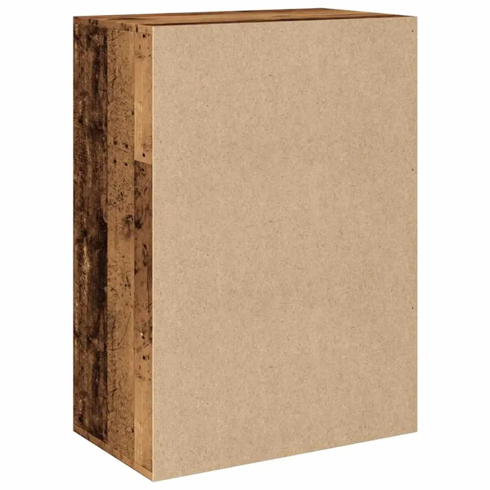 Schoenenkast 60x35x84 cm bewerkt hout oud houtkleurig - Schoenenrekken