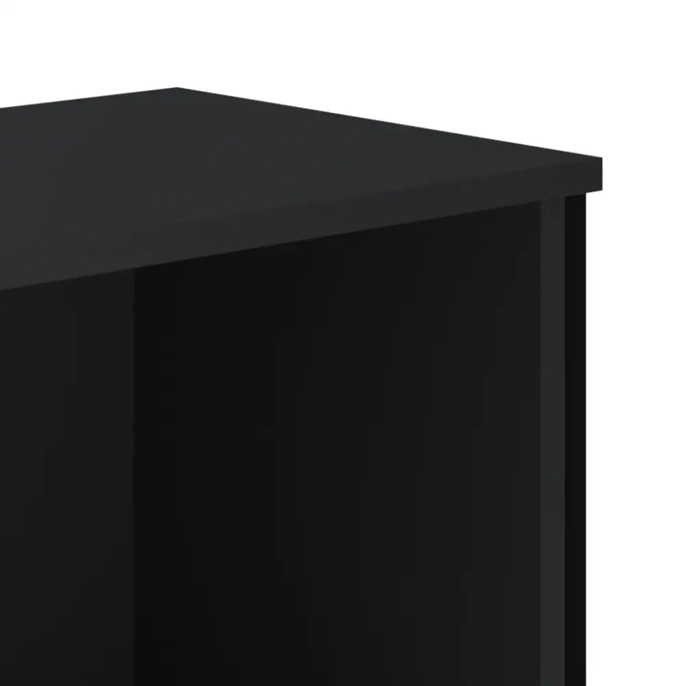 Schoenenkast 90x38x45,5 cm bewerkt hout zwart - Schoenenrekken