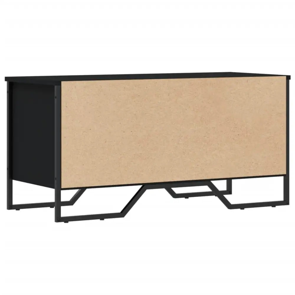 Schoenenkast 90x38x45,5 cm bewerkt hout zwart - Schoenenrekken